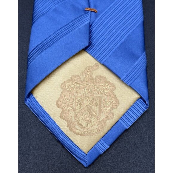 Donald Trump Men's Tie Blue 100% Silk 61" Signature Collection Luxury Striped - Picture 5 of 9